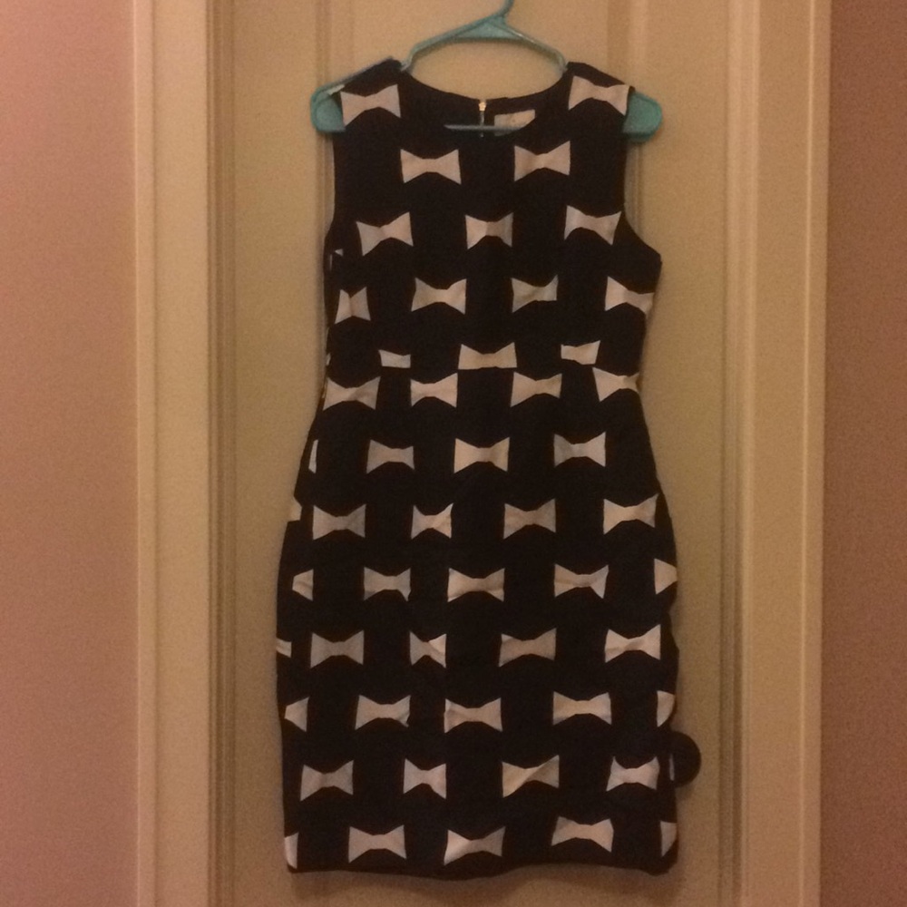 Like New Kate Spade Bow Cora Black Party Dress 6